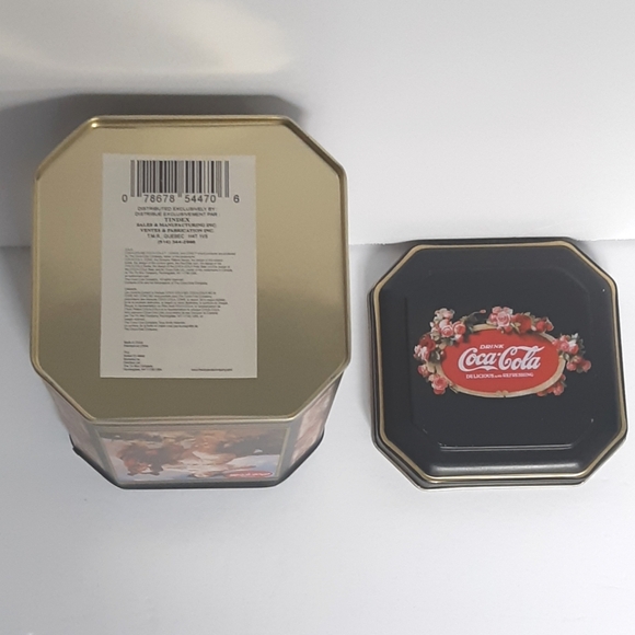 Coca-Cola octagonal tin - Picture 5 of 6